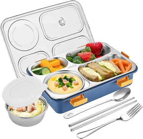 stainless steel lunch box with carry bag|stainless steel lunch box for adults.